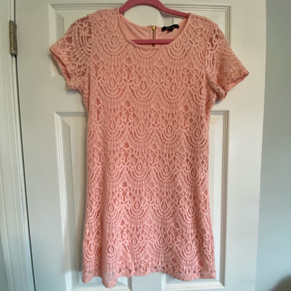 Pink Lace Dress